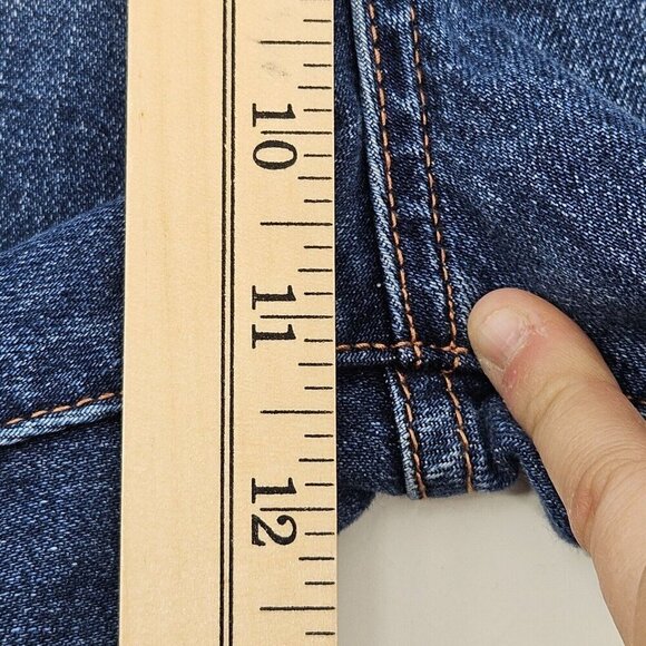 Toteme Original Ripped Twisted Seam Jeans Dark Wash Women’s Size 25 Straight Leg - Picture 13 of 16